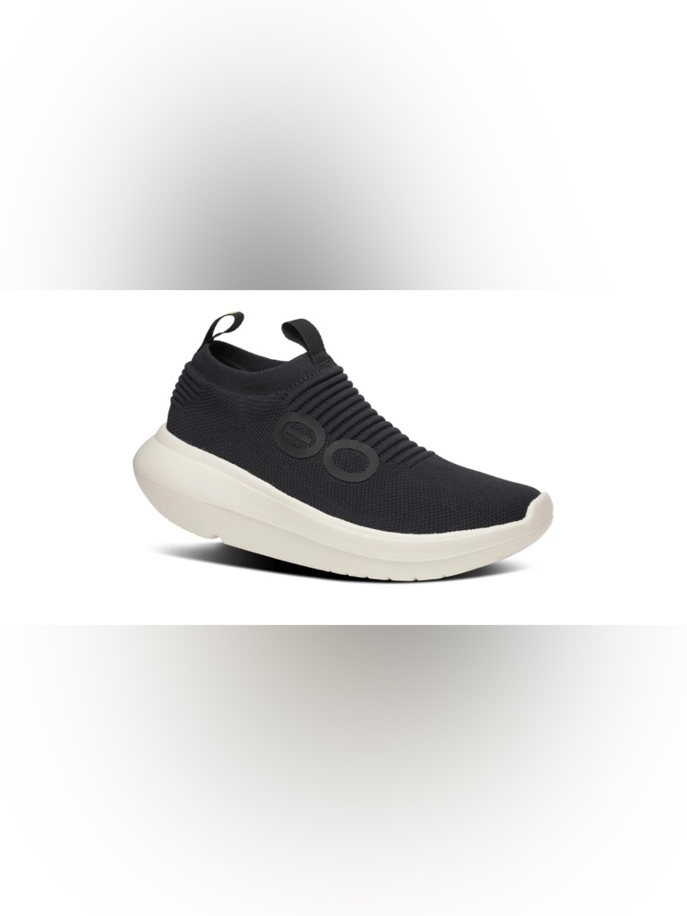 OOFOS OOmy Zen Slip-On Athletic Recovery Shoe in Chalk Black
